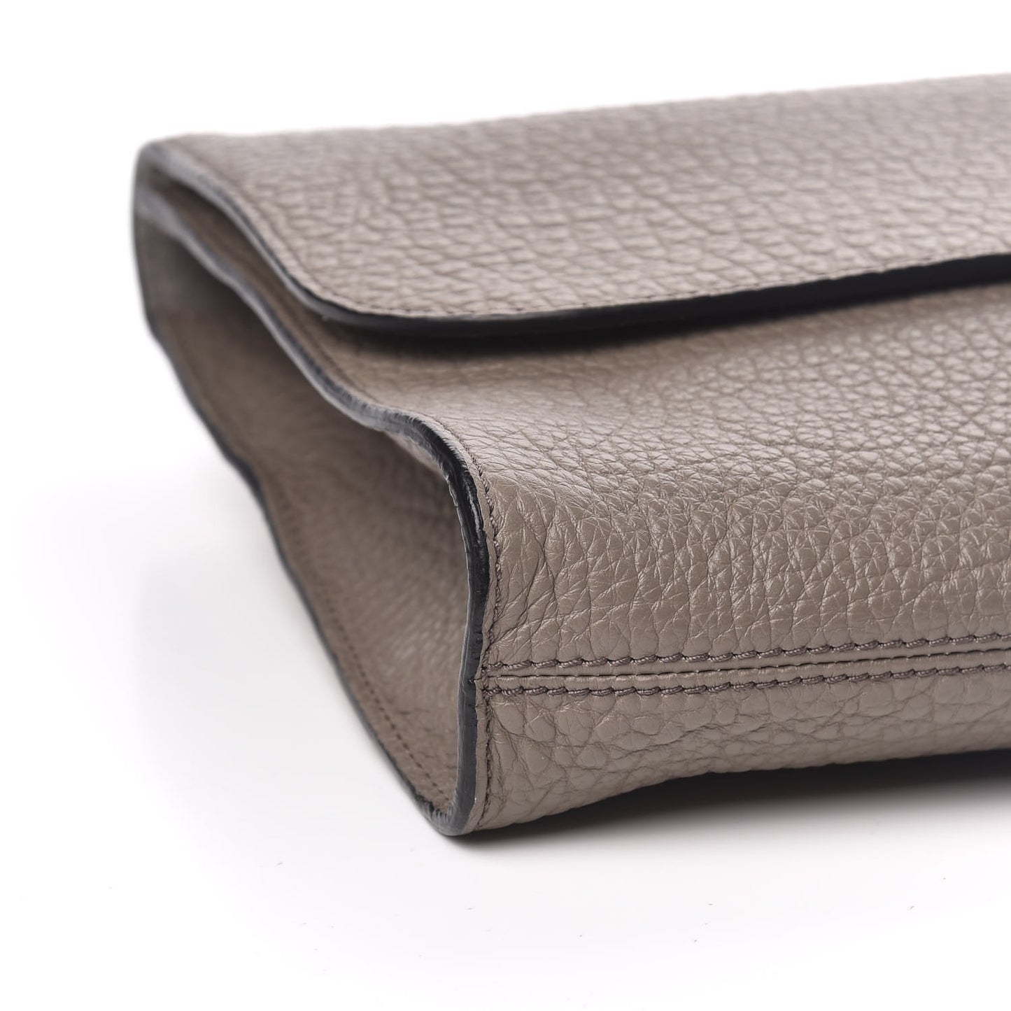 Heritage Grain Sonnet Clutch Pale Taupe