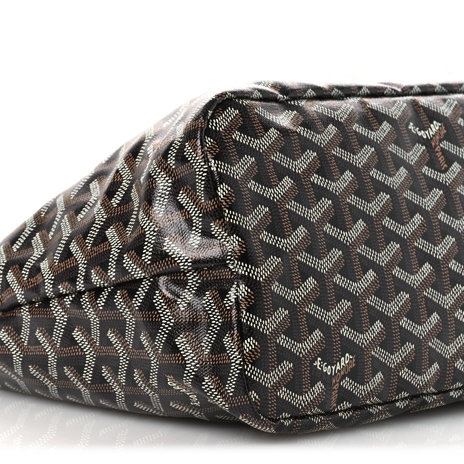 Goyard Goyardine Boheme Hobo Black Gold 10 of 12