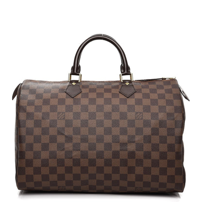 Louis Vuitton Damier Ebene Speedy 35 1 of 9