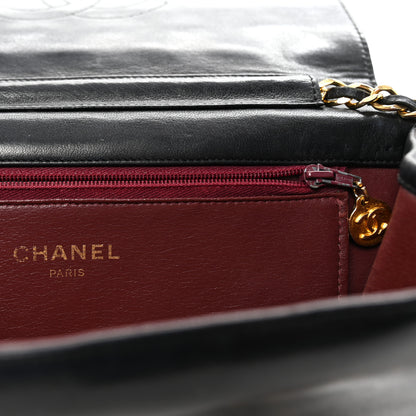 Chanel Lambskin Quilted Small Single Flap Bag Black 6 of 11
