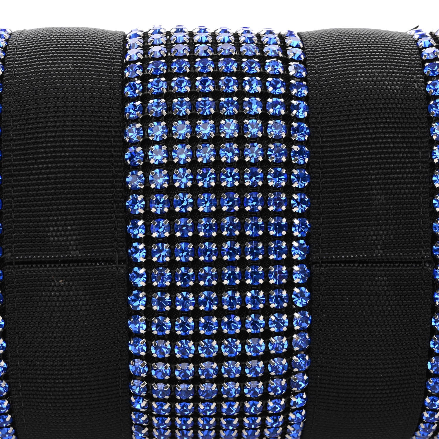 Alexander Wang Mesh Crystal Rhinestone Mini Cruiser Duffle Black 10 of 10