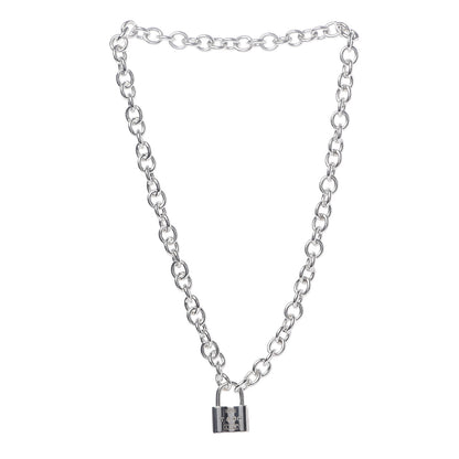 Tiffany Sterling Silver 1837 Lock Charm Necklace 3 of 6