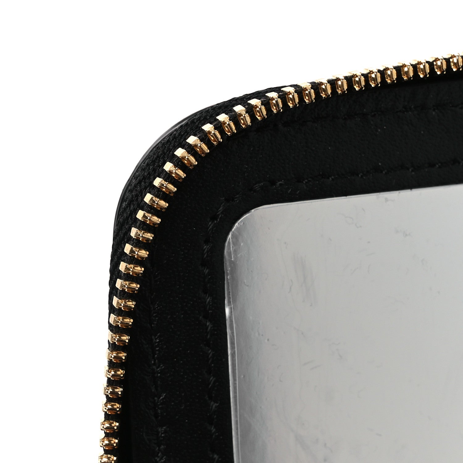 Chanel Calfskin Crocodile Embossed Crococo Small Top Handle Vanity Case With Chain Black 13 of 14