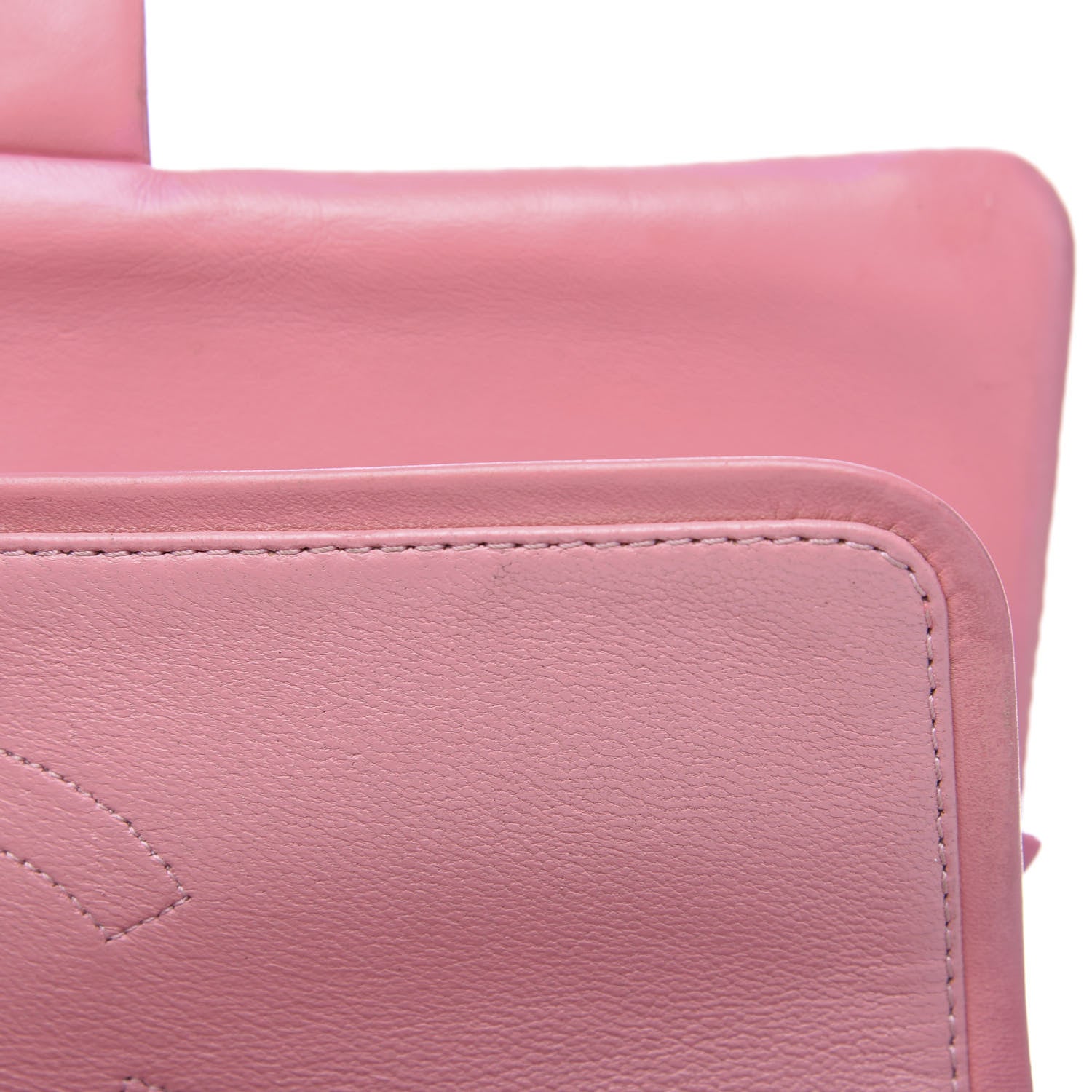 Chanel Lambskin Quilted Medium Double Flap Light Pink 8 of 16