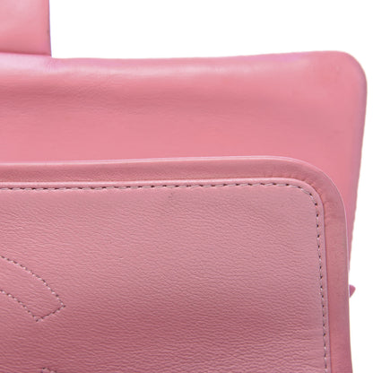 Chanel Lambskin Quilted Medium Double Flap Light Pink 8 of 16