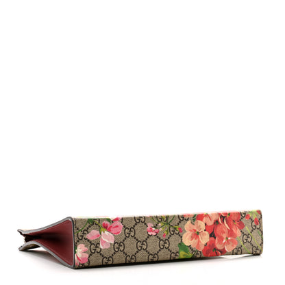 Gucci GG Supreme Monogram Blooms Large Cosmetic Case Beige Multicolor Dry Rose 4 of 10