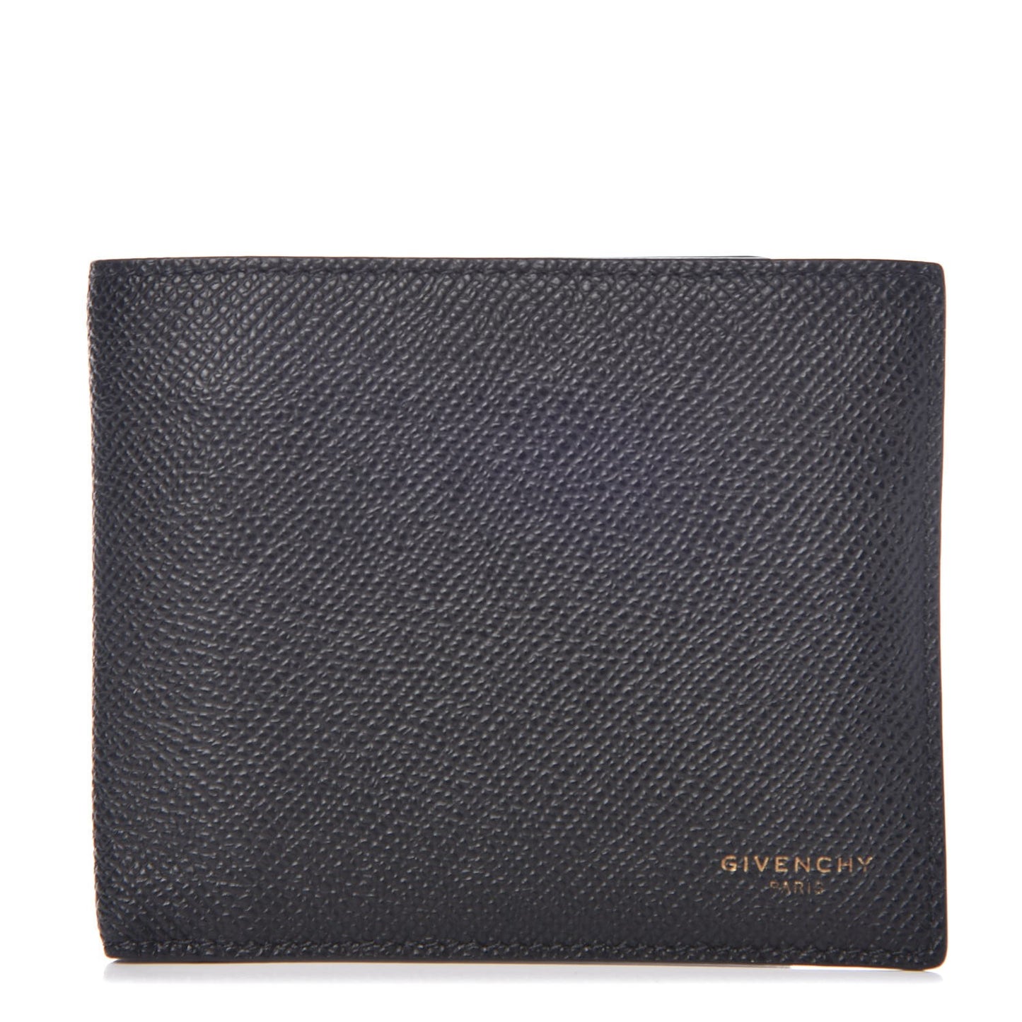 Pebbled Calfskin Bifold Eros Wallet Black