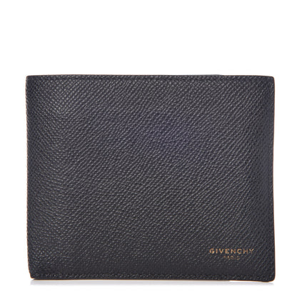 Givenchy Pebbled Calfskin Bifold Eros Wallet Black 1 of 8