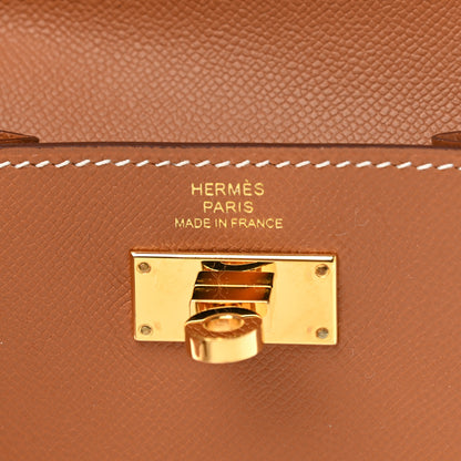 Hermes Epsom Kelly Pocket Compact Wallet Gold 7 of 9