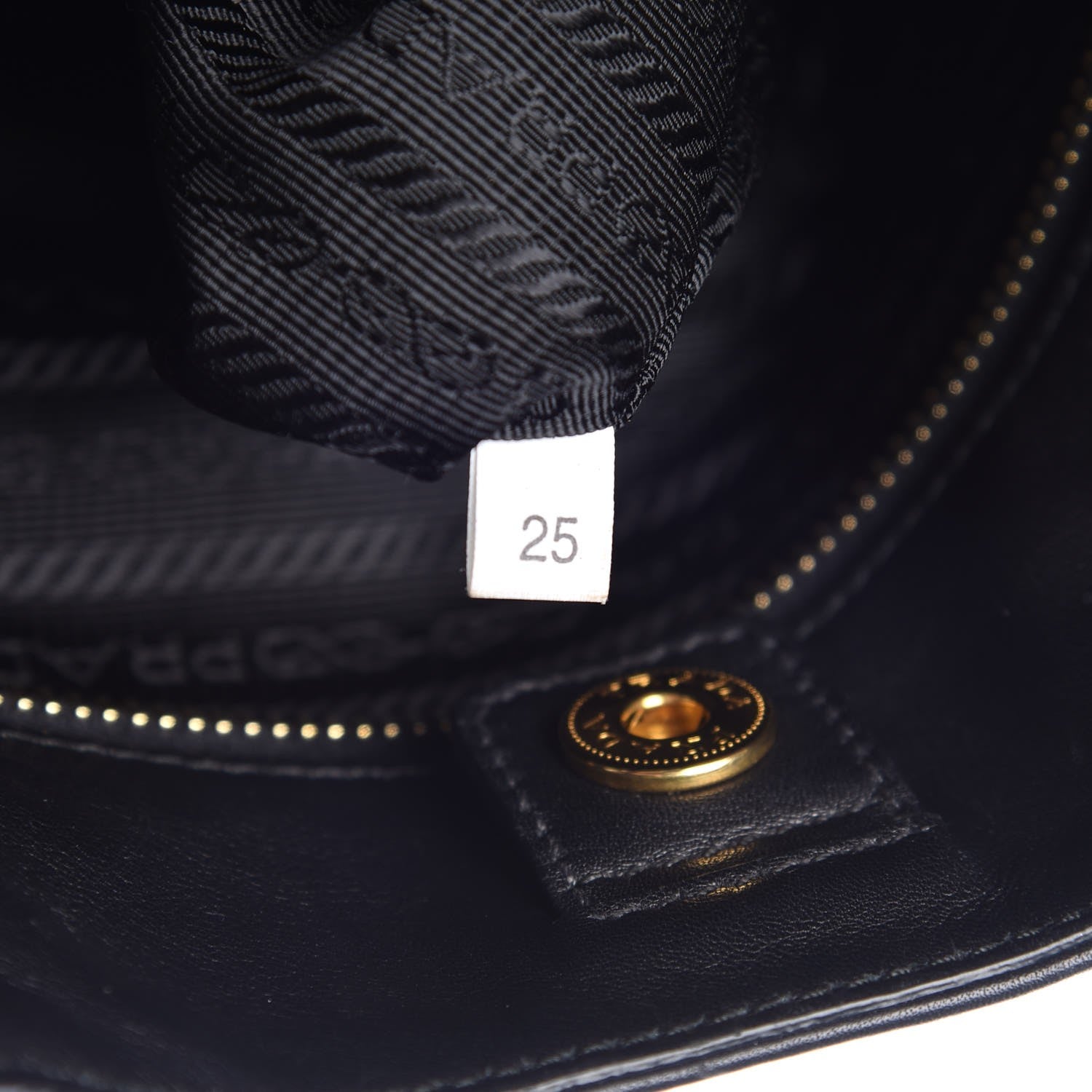 Prada Soft Calf Chain Tote Black 7 of 13