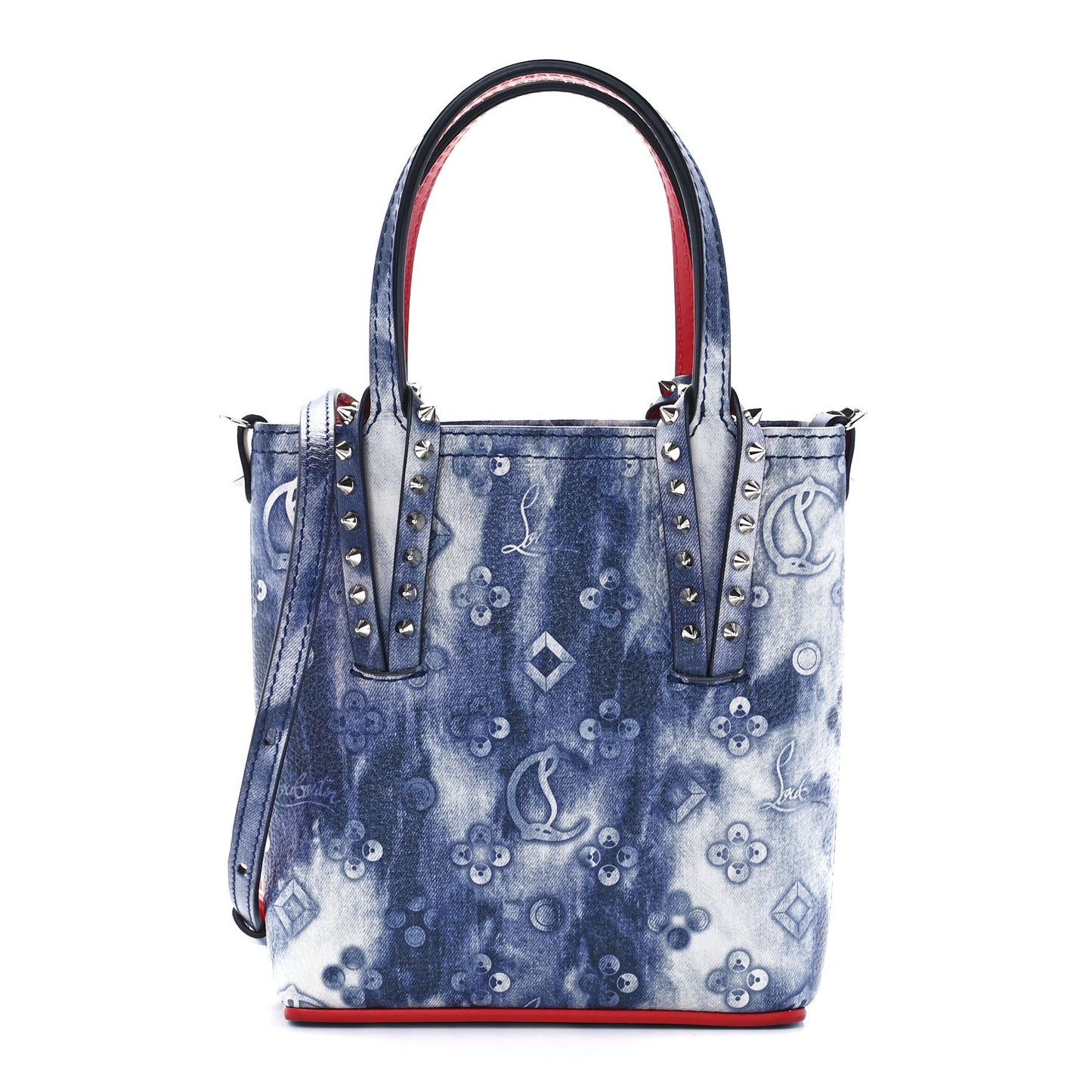 Calfskin Punk Mini North South Cabata Tote Multi