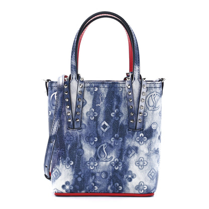 Christian Louboutin Calfskin Punk Mini North South Cabata Tote Multi 1 of 10