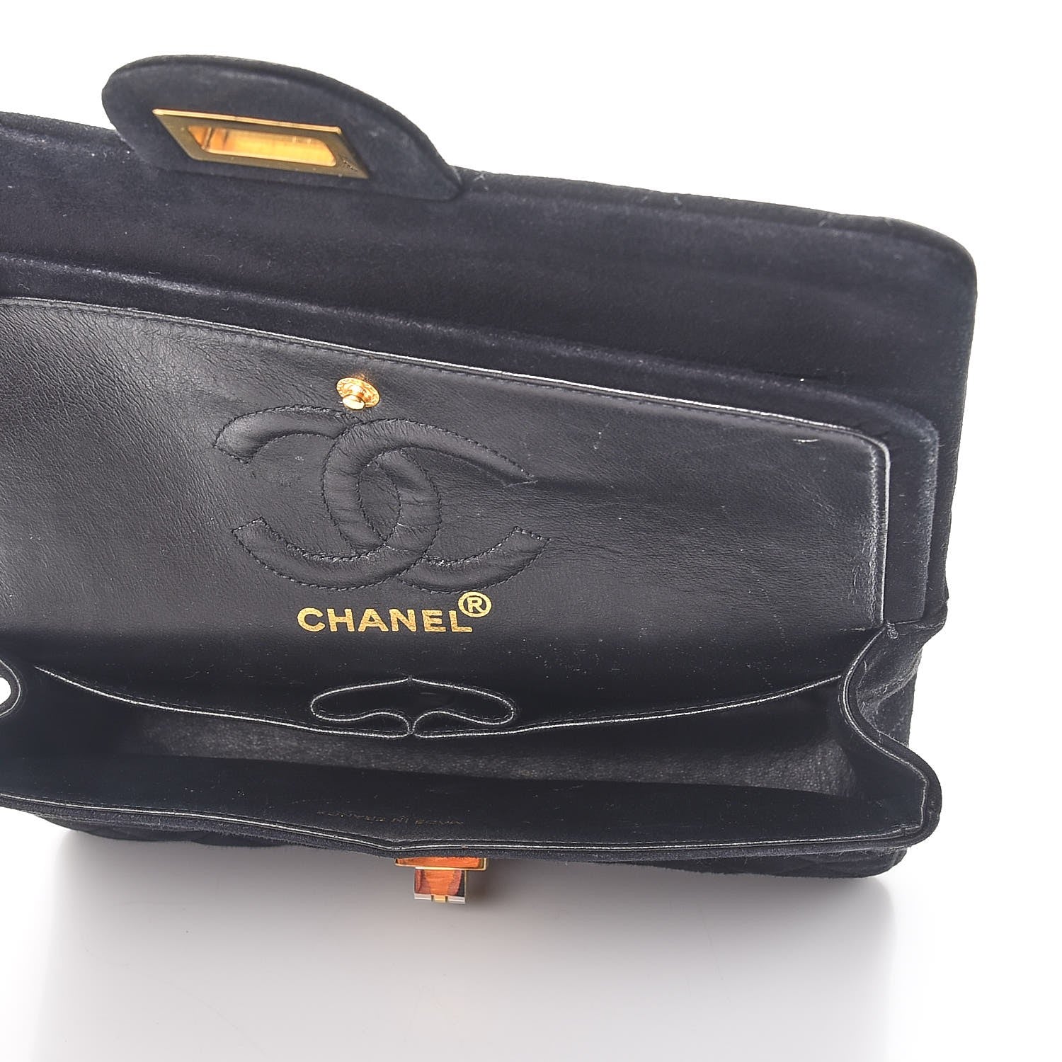 Chanel Suede 2.55 Reissue 225 Flap Black 5 of 17
