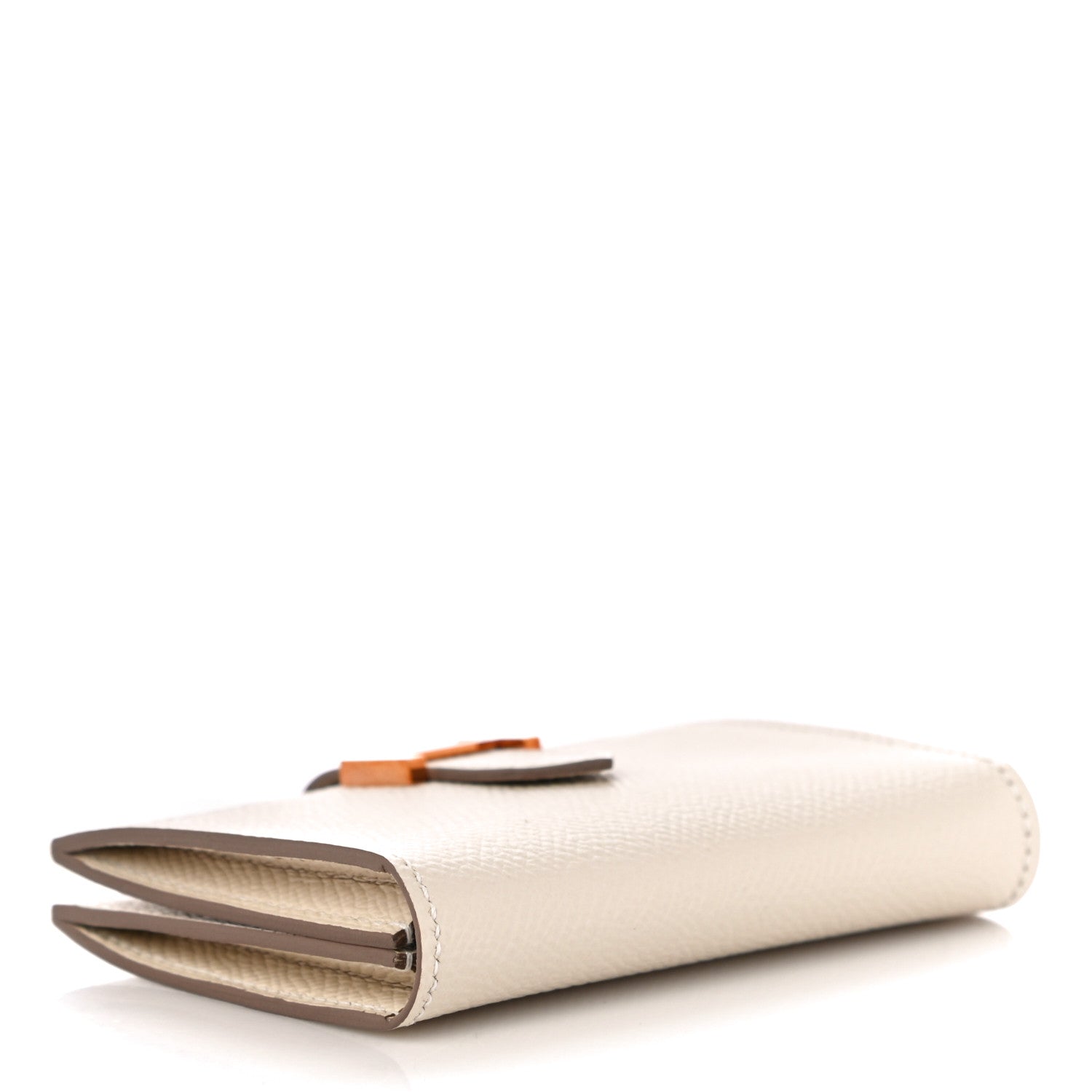 Hermes Epsom Bearn Card Holder Wallet Craie 4 of 11