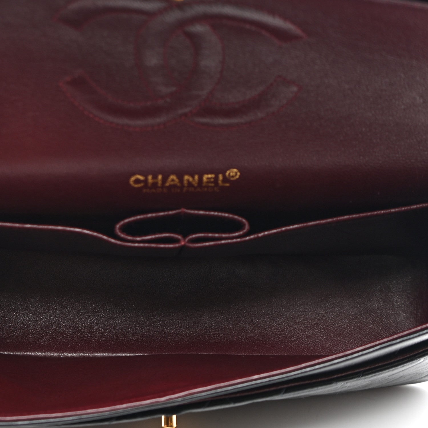 Chanel Lambskin Quilted Medium Double Flap Black 5 of 12