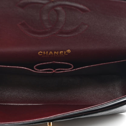 Chanel Lambskin Quilted Medium Double Flap Black 5 of 12