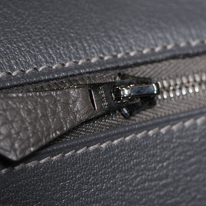 Hermes Taurillon Clemence Birkin 35 Graphite 25 of 27