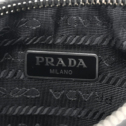 Prada Tessuto Nylon Saffiano Mini Re-Edition 2005 Bag Black 6 of 13