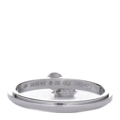Cartier 18K White Gold Diamond D'Amour Heart Ring 50 5.25 3 of 5