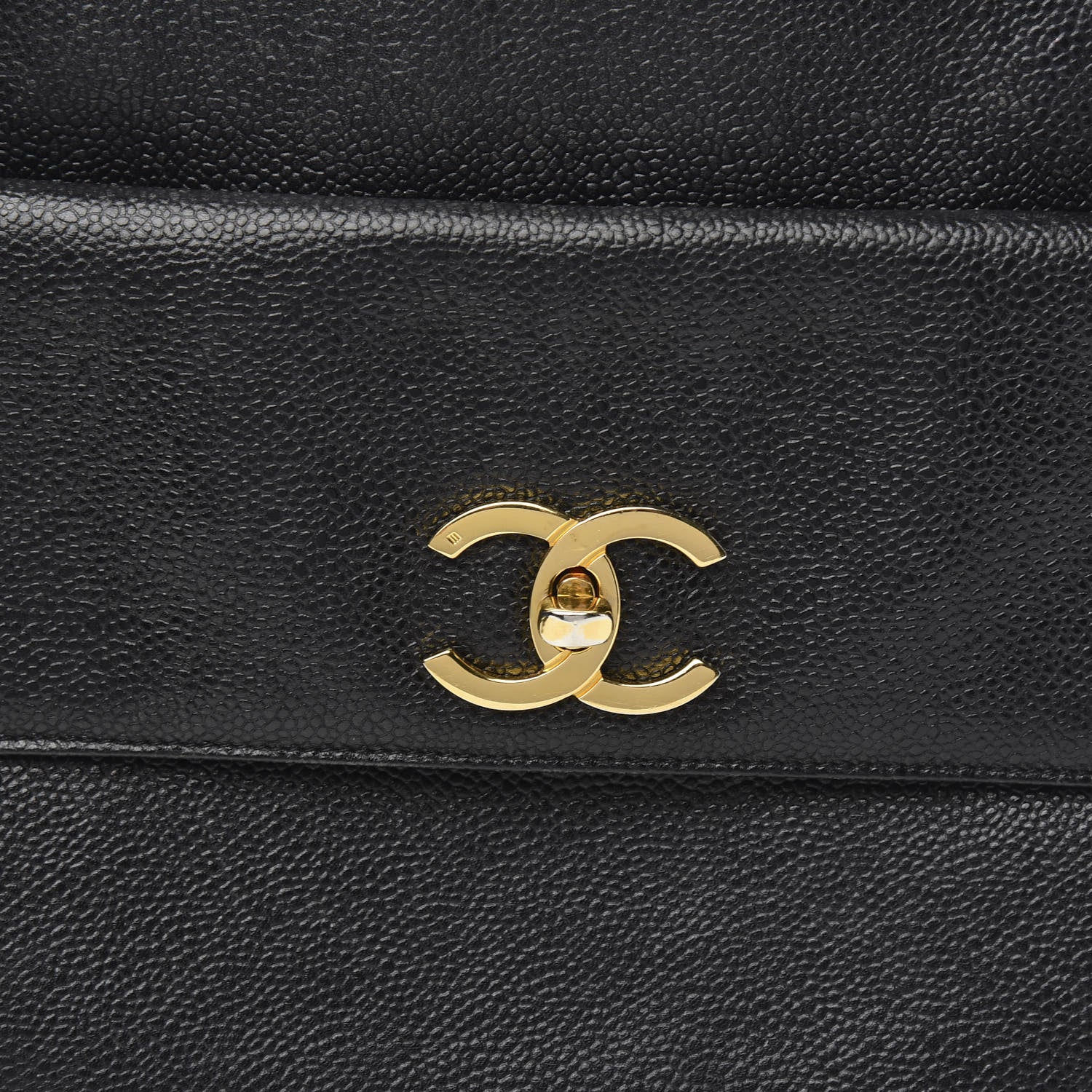 Chanel Caviar Flap Shoulder Bag Black 14 of 15