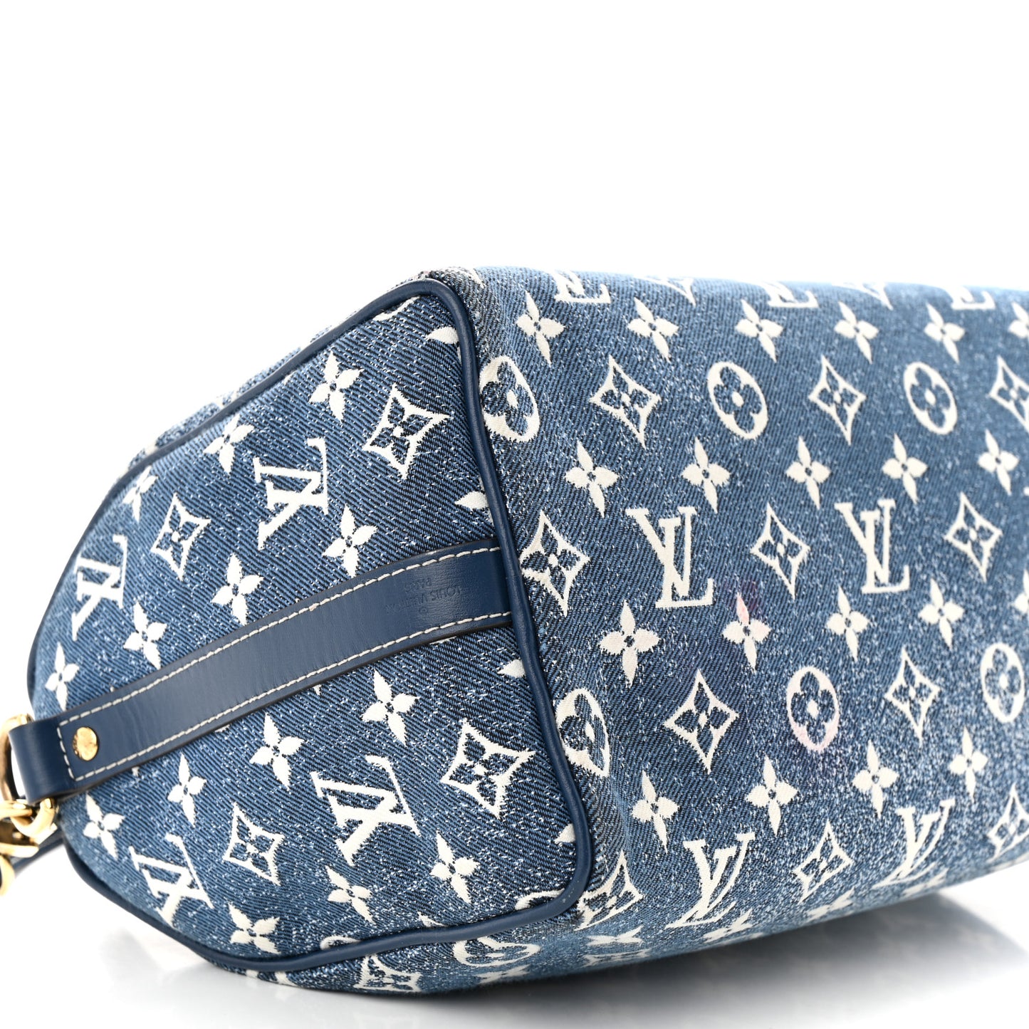 Monogram Jacquard Denim Speedy Bandouliere 25 Bleu