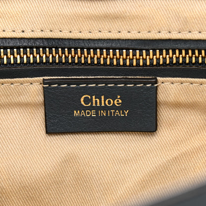 Chloe Suede Calfskin Medium Faye Backpack Silver Blue 6 of 13