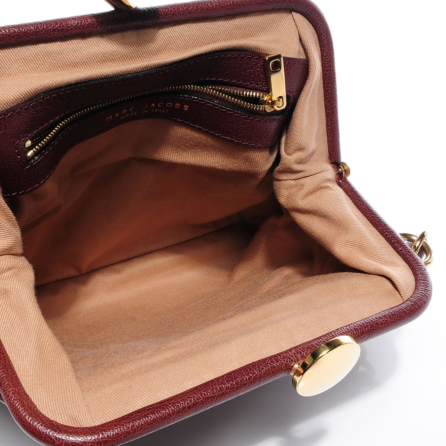 Leather Quilted Little Stam Cognac