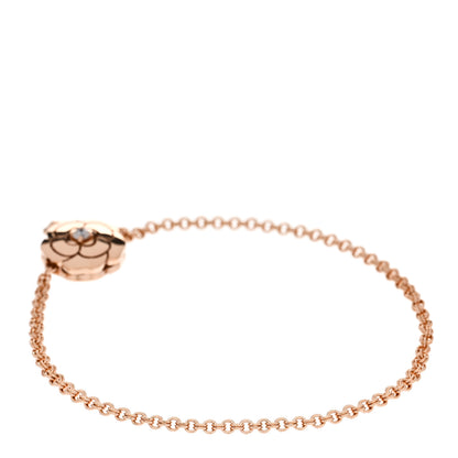 Chanel 18K Rose Gold Diamond Extrait de Camelia Bracelet 2 of 4