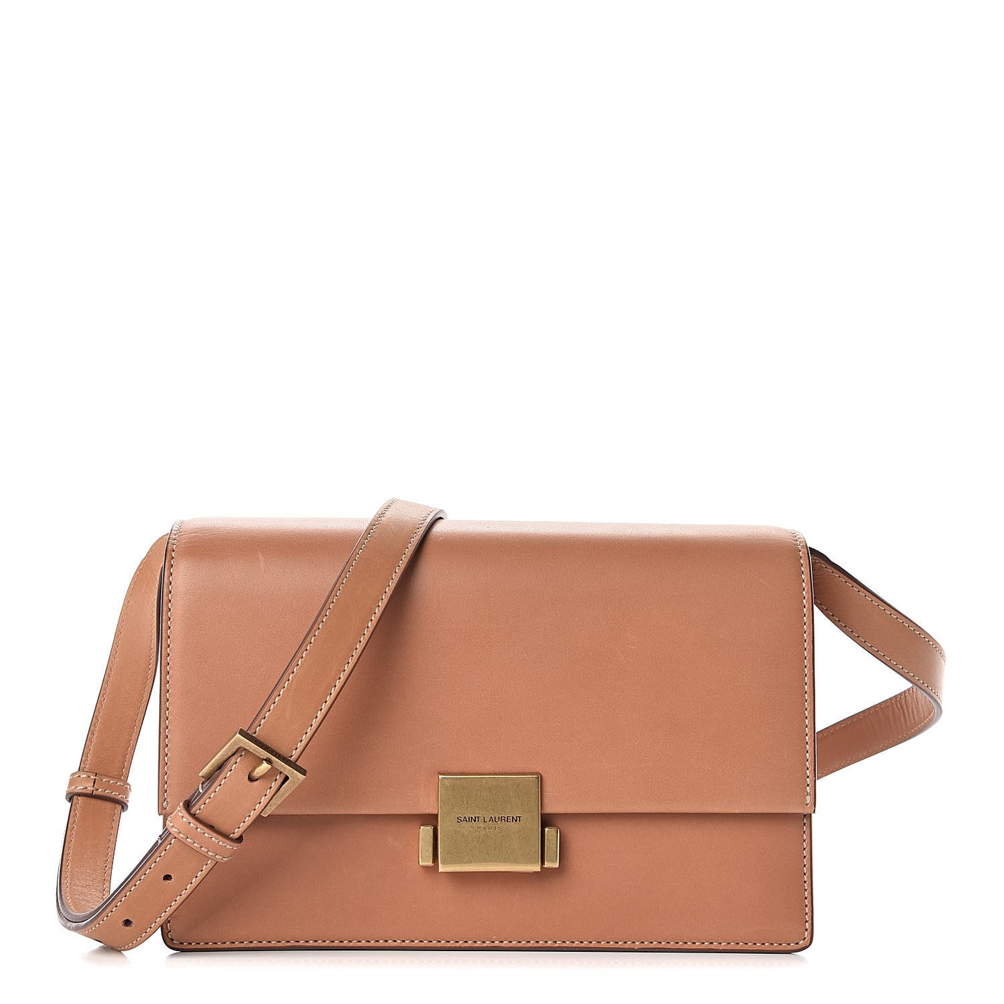 Calfskin Medium Bellechasse Satchel Brown