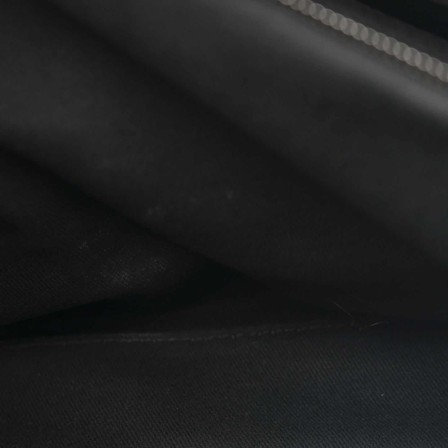 Patent Quilted Medium Just Mademoiselle Bowling Bag Black
