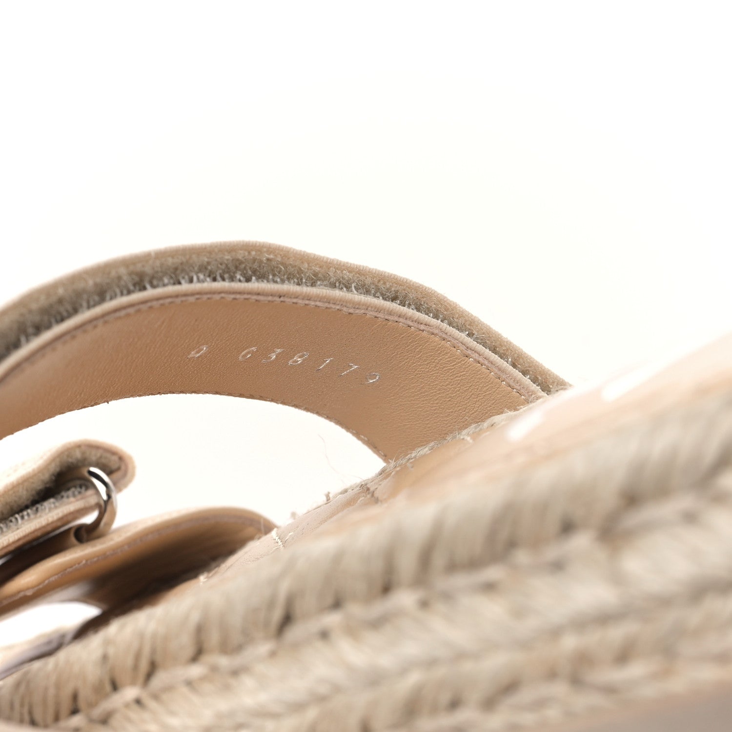 Chanel Grosgrain Lambskin Elastic Flat Mules 38 Beige 8 of 8