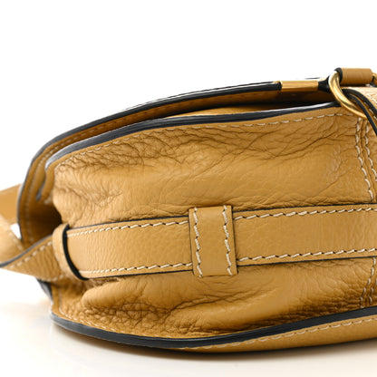 Chloe Calfskin Mini Marcie Round Crossbody Bag Dusty Yellow 8 of 10