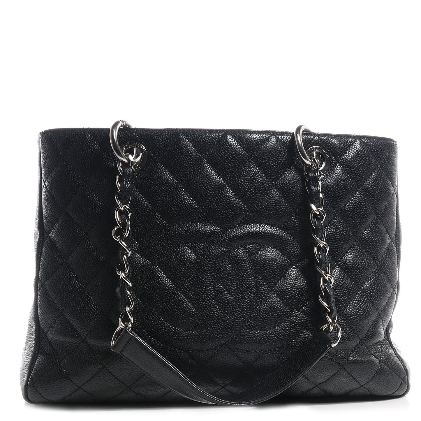 Caviar Grand Shopping Tote GST Black