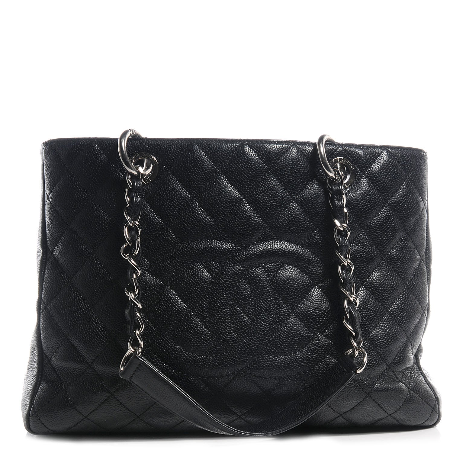 Chanel Caviar Grand Shopping Tote GST Black 1 of 7