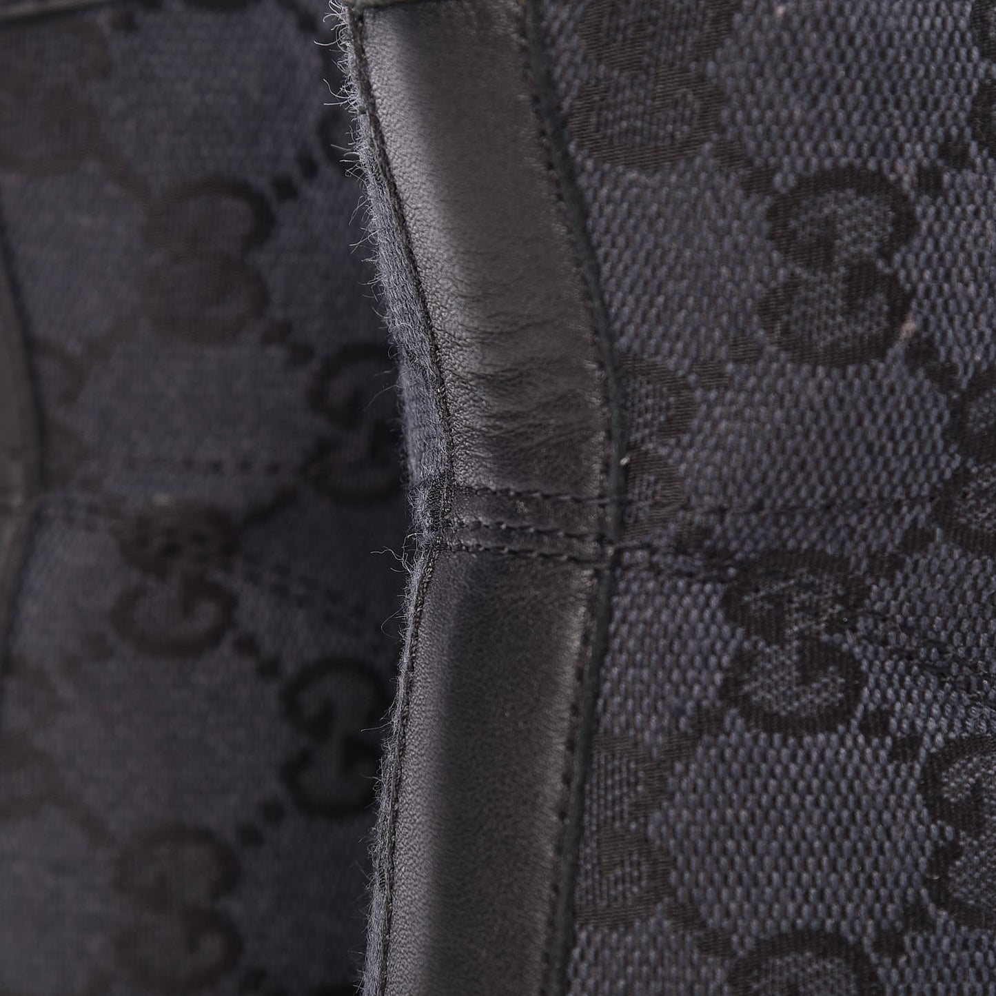 Monogram High Top Sneakers 36 Black