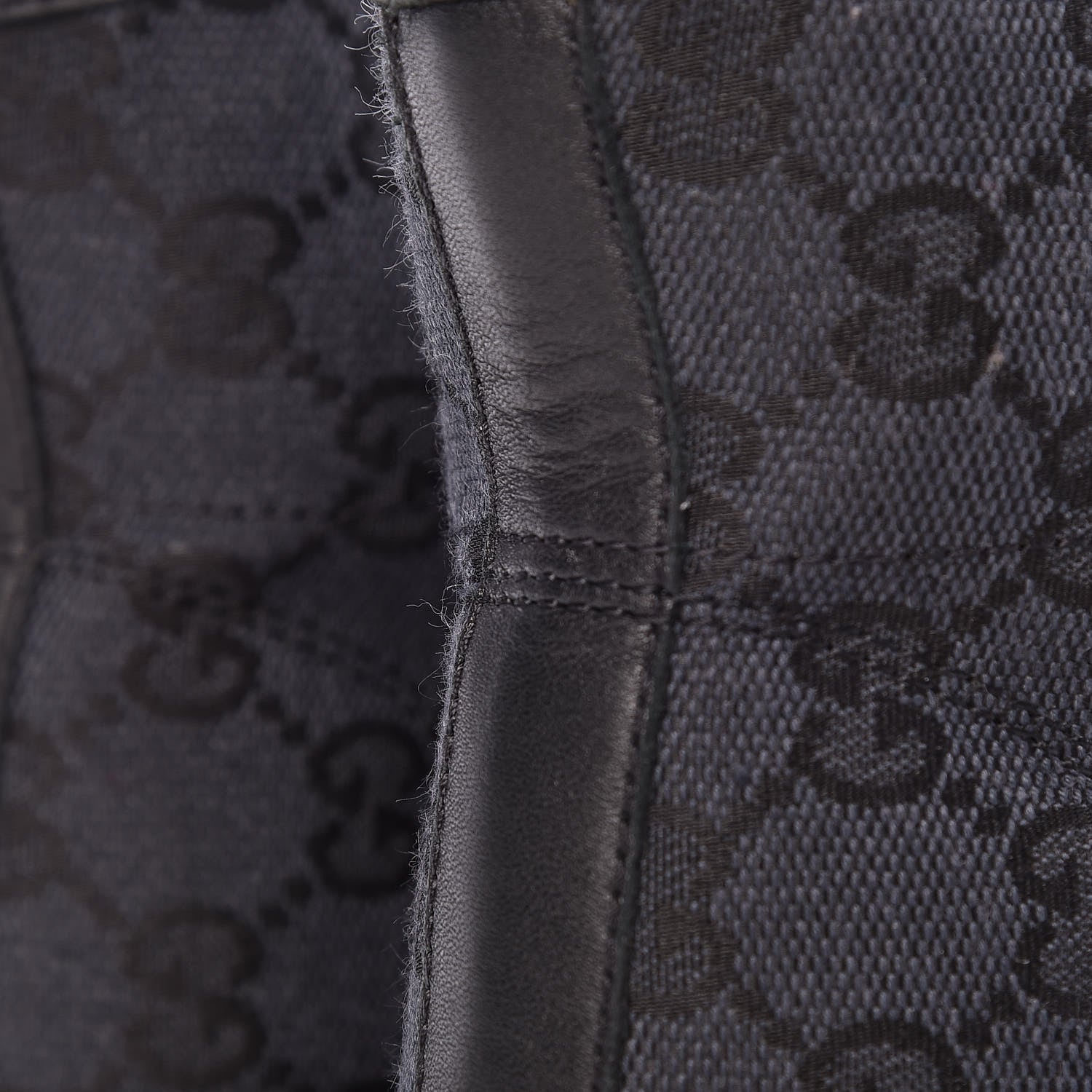 Gucci Monogram High Top Sneakers 36 Black 9 of 9