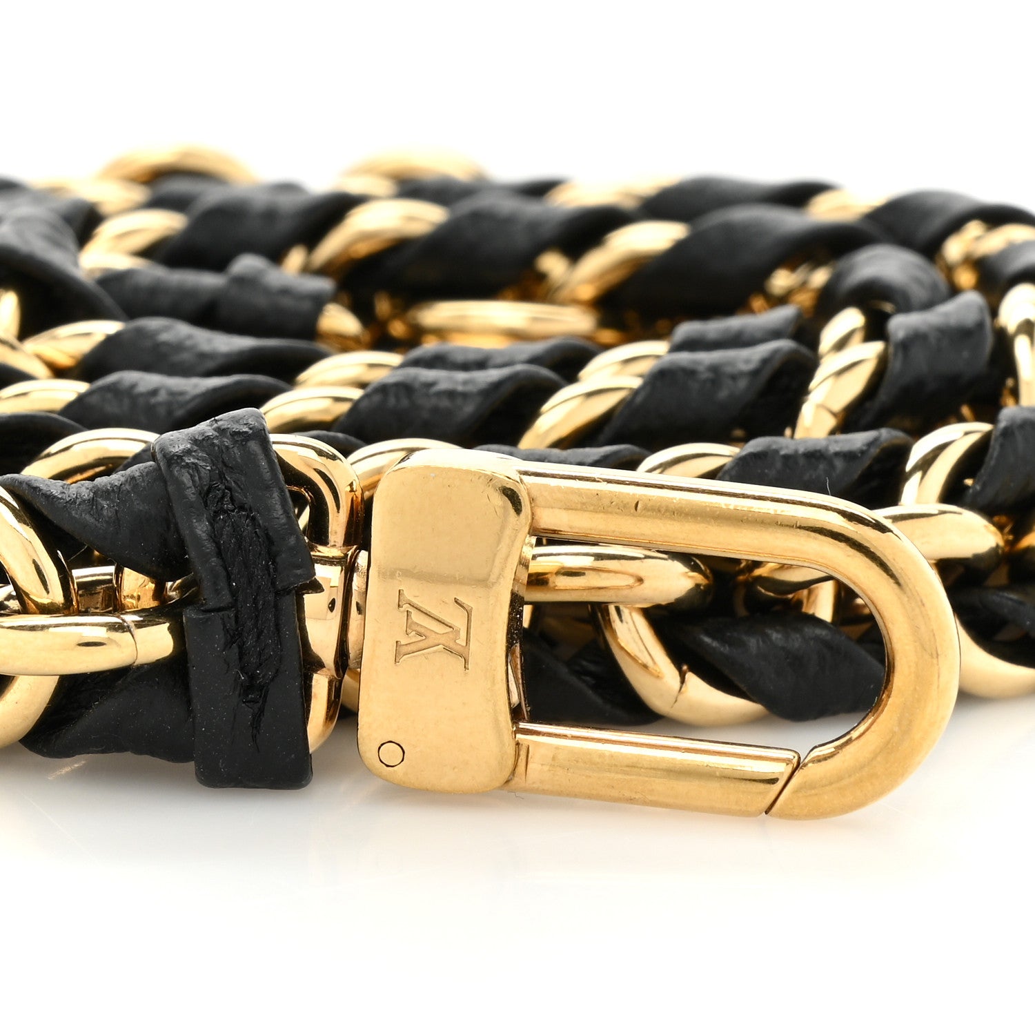 Louis Vuitton Calfskin Multi Pochette Chain Shoulder Strap Black Gold 3 of 3