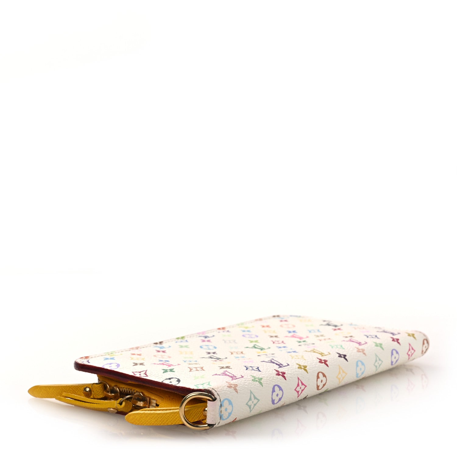 Louis Vuitton Monogram Multicolor Insolite Wallet White Citron 4 of 9