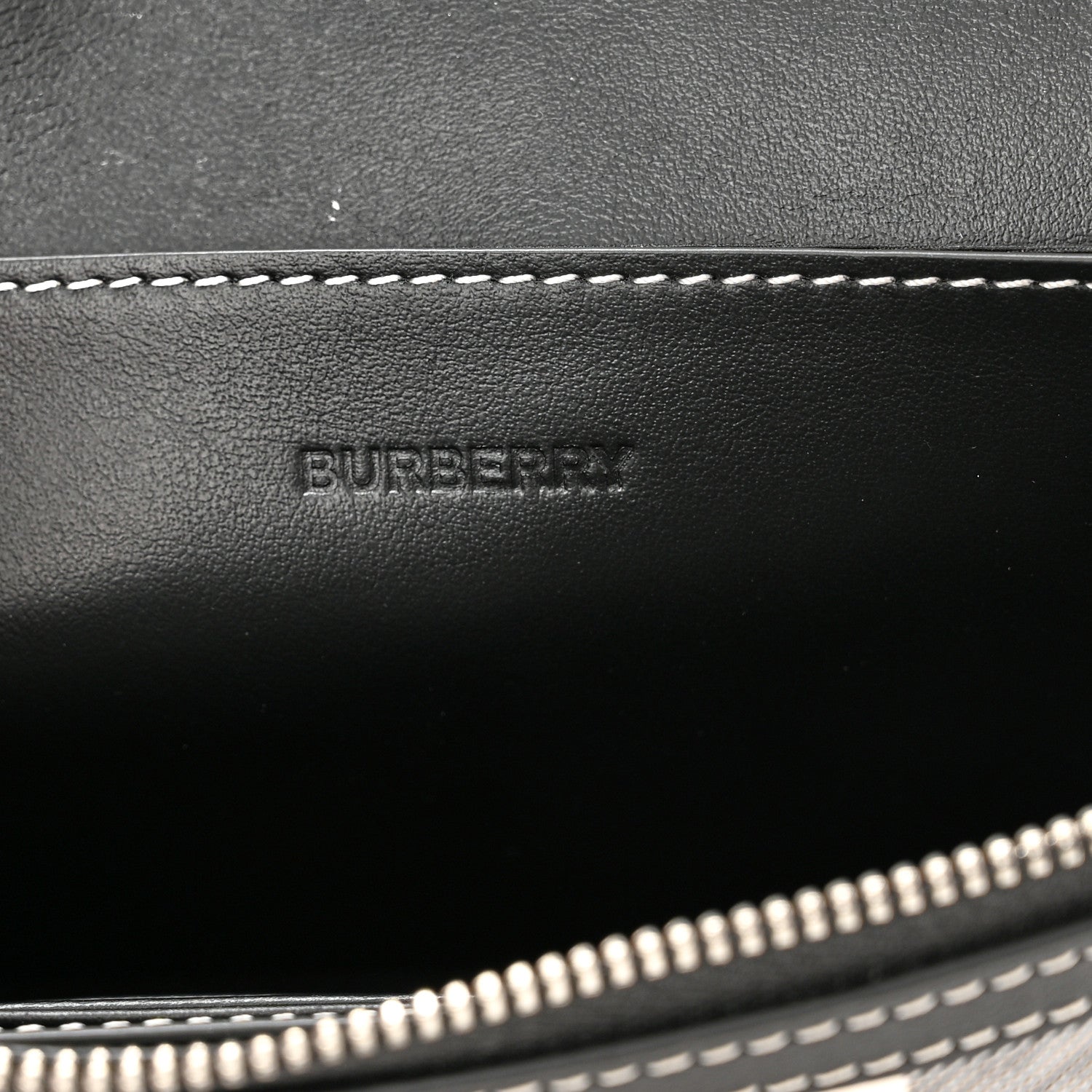 Burberry E-Canvas Giant Check Oscar Crossbody Dark Birch 6 of 9