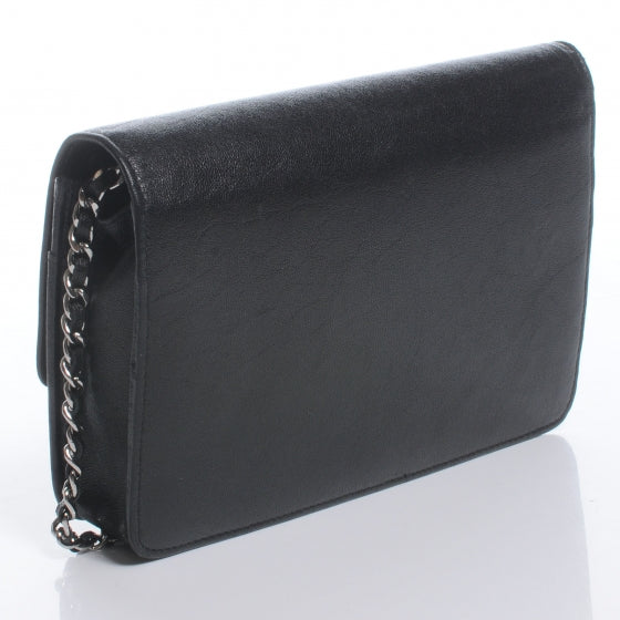 Chanel Leather Wallet On Chain WOC Black 3 of 8