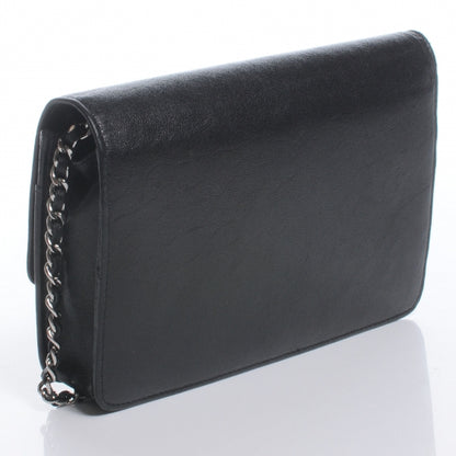 Chanel Leather Wallet On Chain WOC Black 3 of 8
