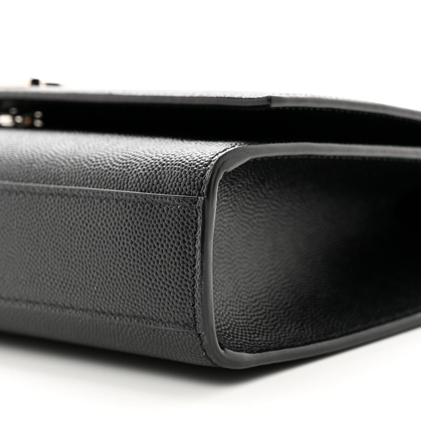 Grain De Poudre Medium Classic Monogram Kate Satchel Black
