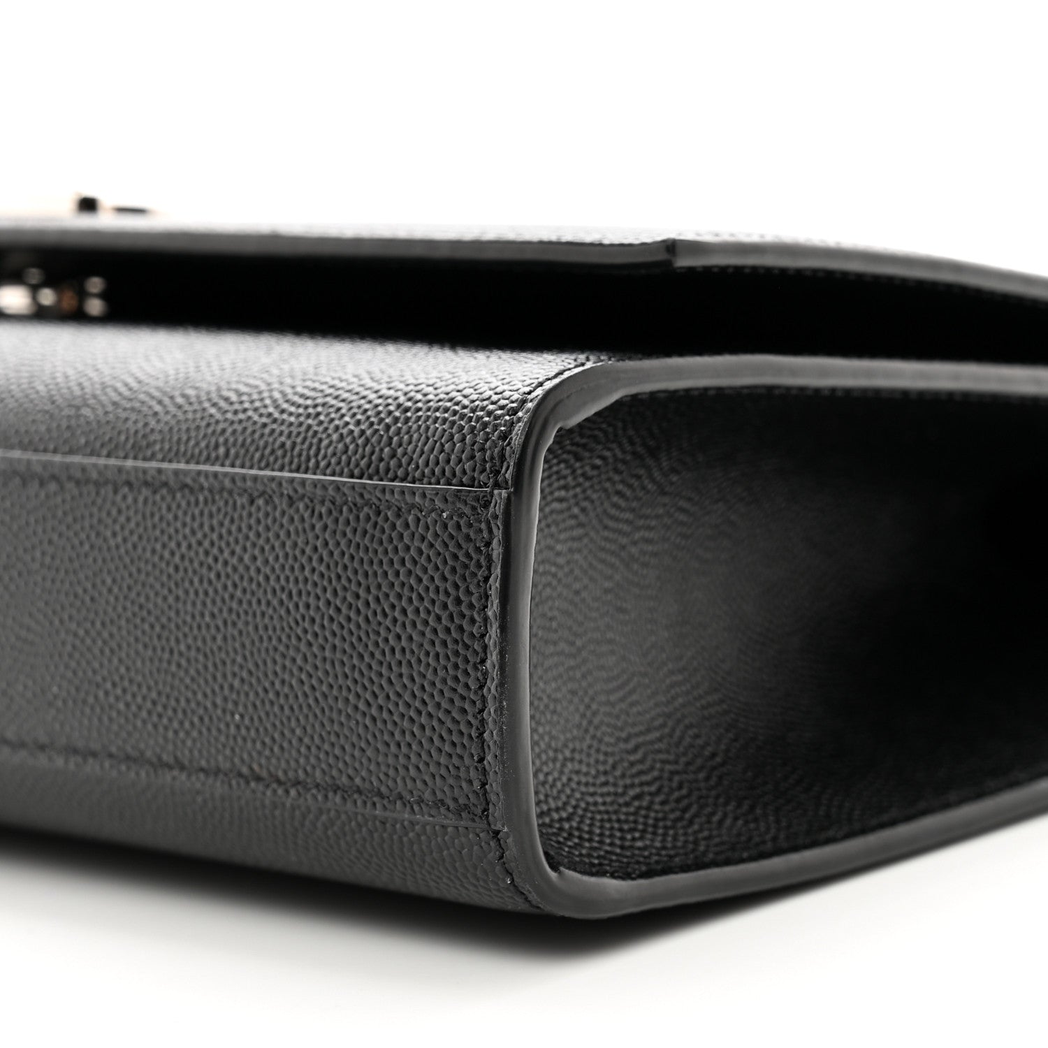 Saint Laurent Grain De Poudre Medium Classic Monogram Kate Satchel Black 10 of 12