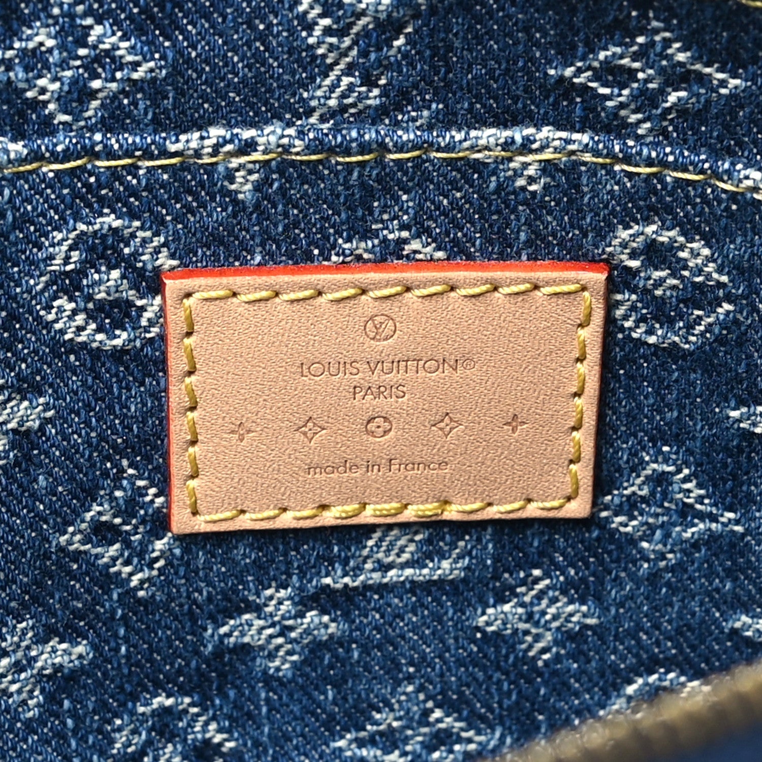 Louis Vuitton Denim Giant Monogram Pochette Cosmetique PM Denim Blue 5 of 7