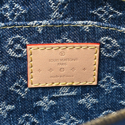 Louis Vuitton Denim Giant Monogram Pochette Cosmetique PM Denim Blue 5 of 7