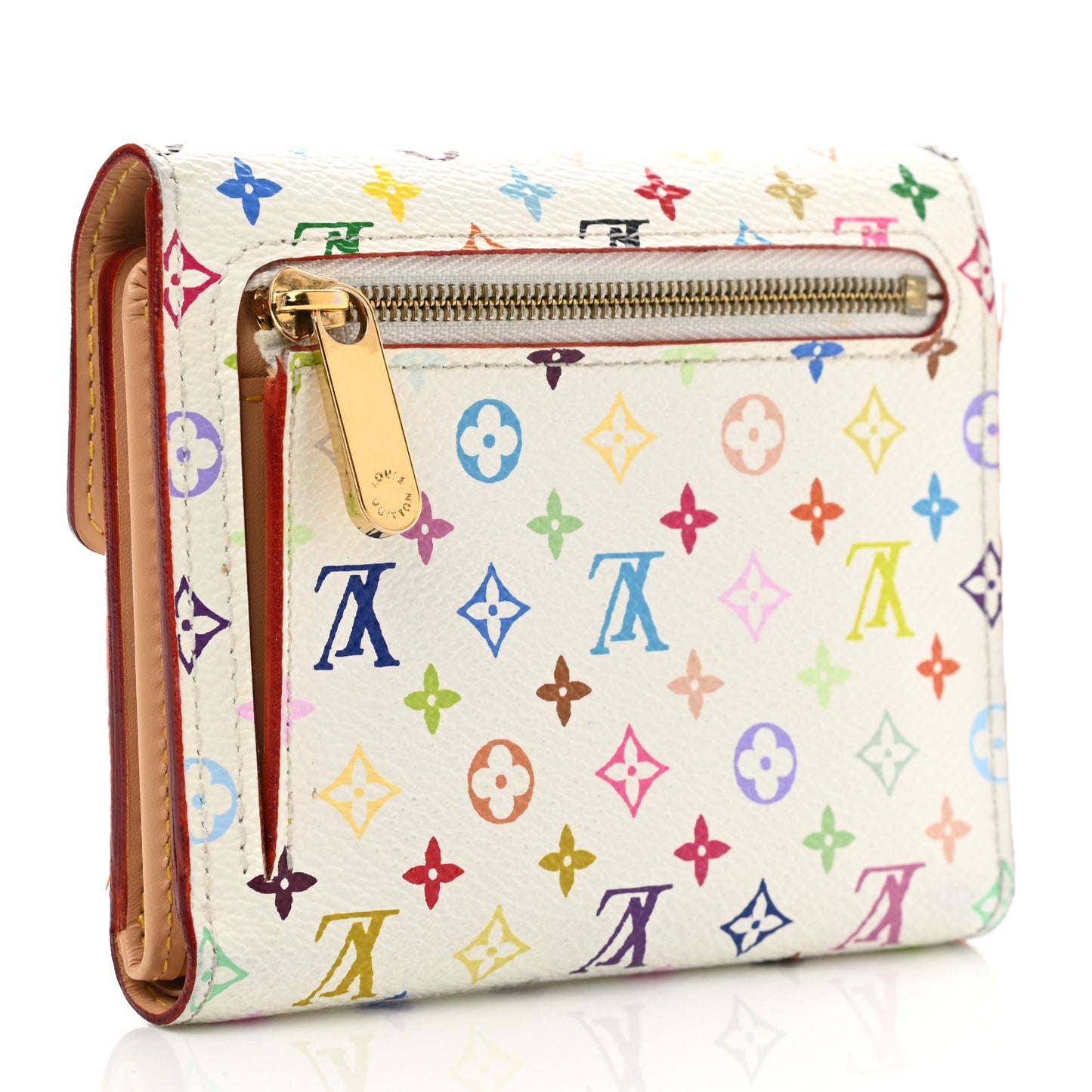 Monogram Multicolor Koala Wallet White