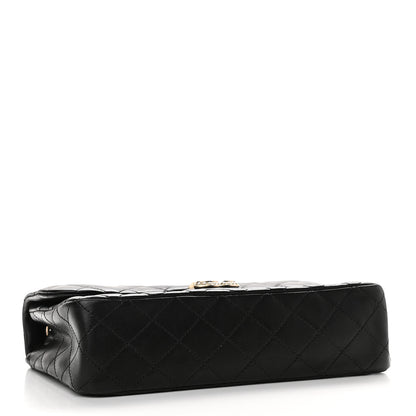 Chanel Lambskin Medium Westminster Pearl Flap Black 4 of 9