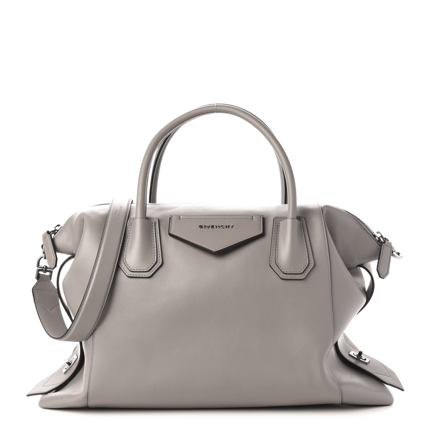 Givenchy Soft Calfskin Medium Soft Antigona Pearl Grey 1 of 12