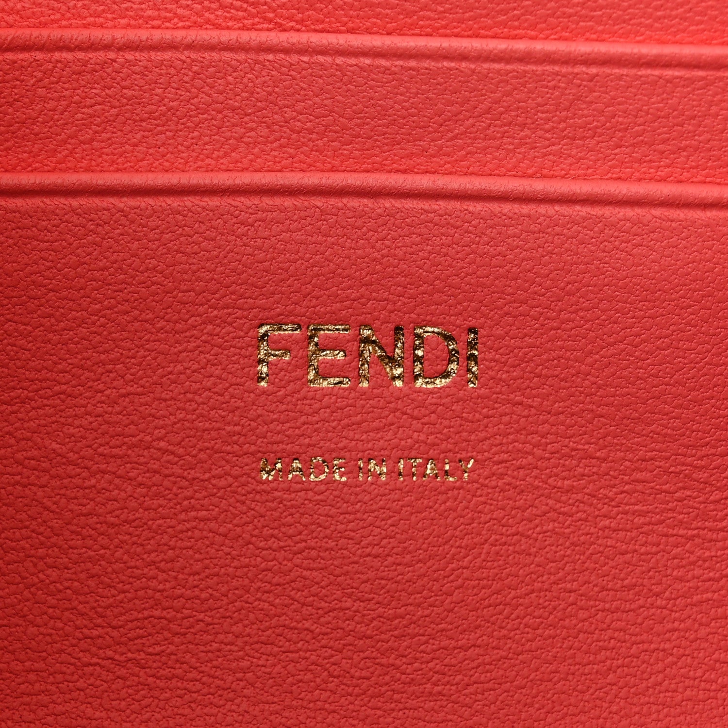 Fendi Nappa FF 1974 Embossed Mini Baguette Pink Dalia 6 of 11