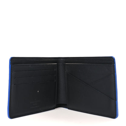 Louis Vuitton Taurillon Monogram Multiple Wallet Blue 5 of 6